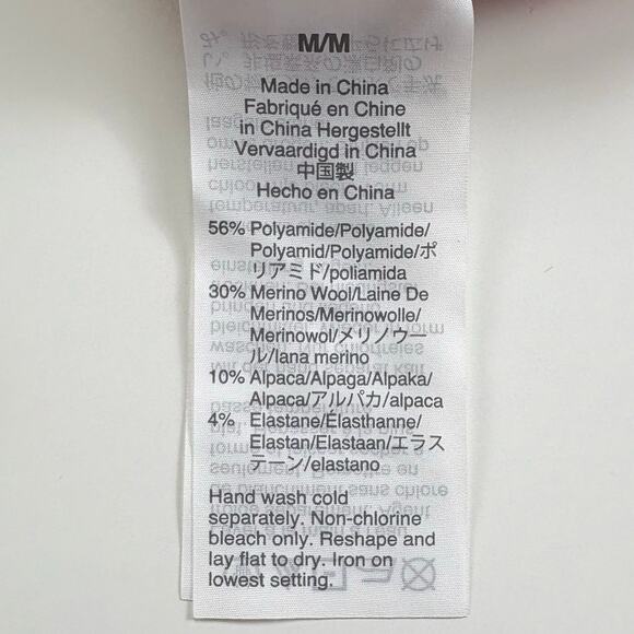 Madewell Cardiff Striped Crewneck Sweater in Coziest Yarn Size Medium Rainbow - Picture 7 of 9